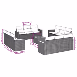 VidaXL 3225835 set mobili da esterno - Vista aggiuntiva 7