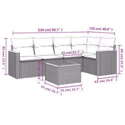 VidaXL 3225943 set mobili da esterno - Vista aggiuntiva 7