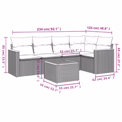 VidaXL 3225947 set mobili da esterno - Vista aggiuntiva 8