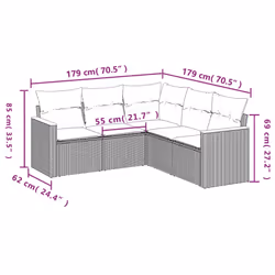 VidaXL 3225960 set mobili da esterno - Vista aggiuntiva 7