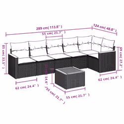VidaXL 3225996 set mobili da esterno - Vista aggiuntiva 8