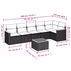 VidaXL 3225997 set mobili da esterno - Vista aggiuntiva 8