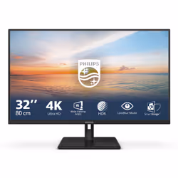 Philips Serie 1000 32E1N1800LA/00 LED display 31.5" 4K Ultra HD LCD Nero - Vista aggiuntiva 8