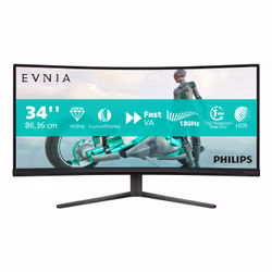 Philips Evnia 34M2C3500L/00 34" Wide Quad HD LCD Nero - Vista aggiuntiva 7