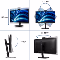 Philips 32B2U3601H/00 Monitor PC - Vista aggiuntiva 2