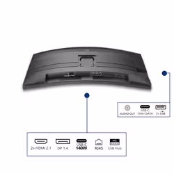 Philips Curved Business monitor Monitor PC 86,4 cm (34") 5120 x 2160 Pixel - Vista aggiuntiva 2