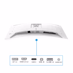 Philips 21:9 FAST VA 34M2C5601QA/00 Monitor 34 pollici UWQHD 21:9 Bianco - Vista aggiuntiva 4