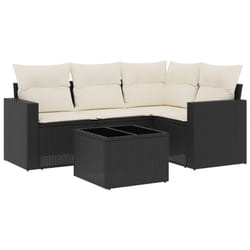 VidaXL 3251253 panca da esterno Malacca, Vetro temperato