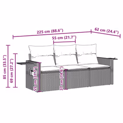 VidaXL 3252209 set mobili da esterno - Vista aggiuntiva 3