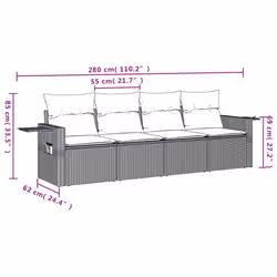 VidaXL 3252220 set mobili da esterno