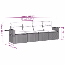 VidaXL 3252230 set mobili da esterno