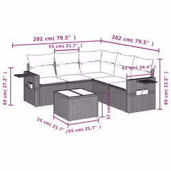 VidaXL 3252490 set mobili da esterno