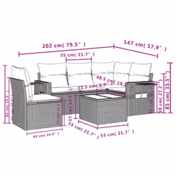 VidaXL 3252519 set mobili da esterno - Vista aggiuntiva 3