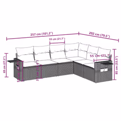 VidaXL 3252555 set mobili da esterno