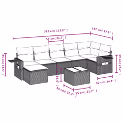 VidaXL 3252815 set mobili da esterno