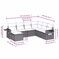 VidaXL 3252836 set mobili da esterno