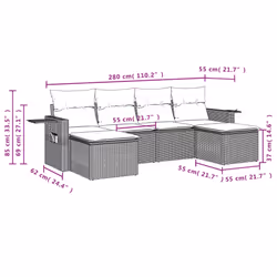 VidaXL 3252855 set mobili da esterno