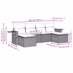 VidaXL 3252865 set mobili da esterno
