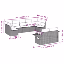 VidaXL 3252953 set mobili da esterno