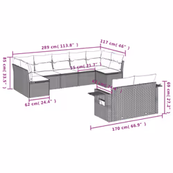 VidaXL 3252955 set mobili da esterno