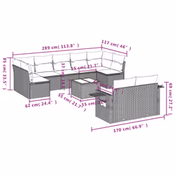 VidaXL 3252965 set mobili da esterno
