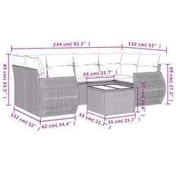 VidaXL 3253456 set mobili da esterno