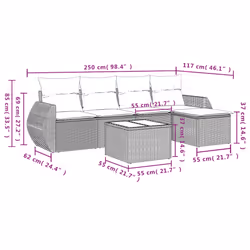 VidaXL 3253623 set mobili da esterno - Vista aggiuntiva 3