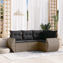 VidaXL 3253647 set mobili da esterno Grigio scuro - Vista aggiuntiva 2