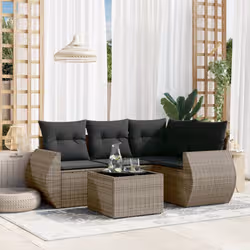 VidaXL 3253657 set mobili da esterno Grigio scuro - Vista aggiuntiva 2