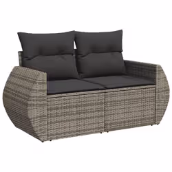 VidaXL 3253657 set mobili da esterno Grigio scuro - Vista aggiuntiva 5