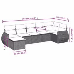 VidaXL 3254019 set mobili da esterno - Vista aggiuntiva 3