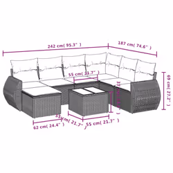 VidaXL 3254047 set mobili da esterno - Vista aggiuntiva 3
