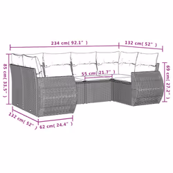VidaXL 3254119 set mobili da esterno - Vista aggiuntiva 3