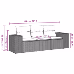 VidaXL 3254593 set mobili da esterno