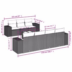 VidaXL 3254662 set mobili da esterno