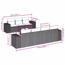 VidaXL 3254663 set mobili da esterno
