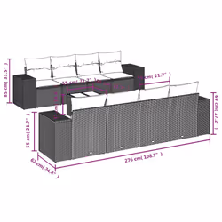 VidaXL 3254683 set mobili da esterno