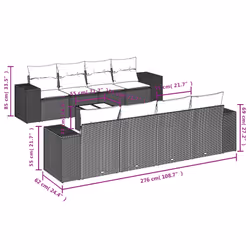 VidaXL 3254686 set mobili da esterno