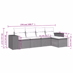 VidaXL 3254830 set mobili da esterno