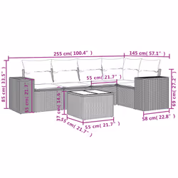 VidaXL 3254866 set mobili da esterno - Vista aggiuntiva 3