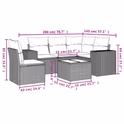VidaXL 3254910 set mobili da esterno - Vista aggiuntiva 3