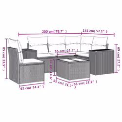 VidaXL 3254915 set mobili da esterno