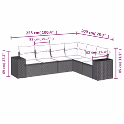 VidaXL 3254957 set mobili da esterno - Vista aggiuntiva 3