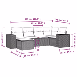 VidaXL 3255193 set mobili da esterno - Vista aggiuntiva 3