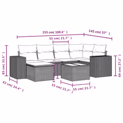 VidaXL 3255196 set mobili da esterno