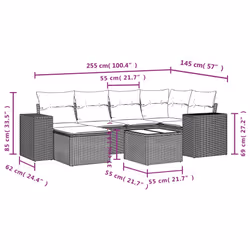 VidaXL 3255210 set mobili da esterno