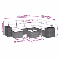 VidaXL 3255237 set mobili da esterno - Vista aggiuntiva 3