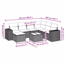 VidaXL 3255242 set mobili da esterno - Vista aggiuntiva 3