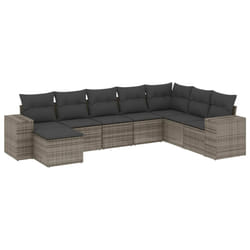 VidaXL 3255297 set mobili da esterno Grigio scuro