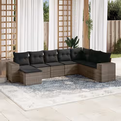 VidaXL 3255297 set mobili da esterno Grigio scuro - Vista aggiuntiva 2
